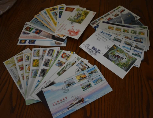Jersey First Day Covers, 2000, 2001 and 2002, Sold Individually