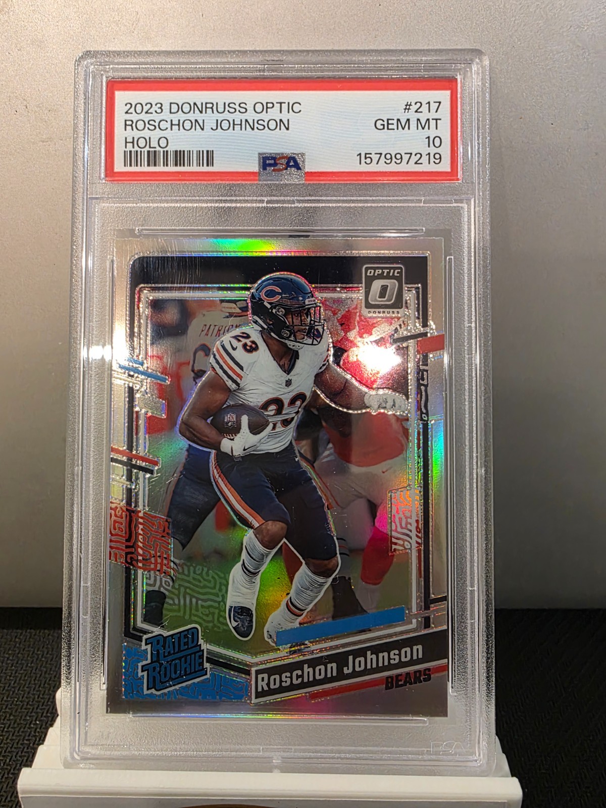Roschon Johnson Panini Donruss Optic #217 Holo