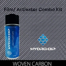 Hydro Dip  Film Activator Combo Kit HD-CF141 Woven Black Carbon