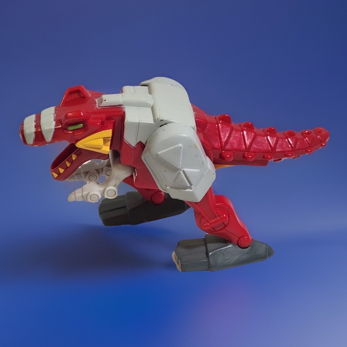 Power Rangers Dino Thunder Red Zord Controller Fossil Finder Set