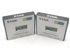Lot of 2 D-LINK DGE530T Gigabit Desktop PCI A...