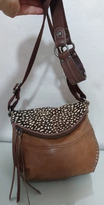 The Sak Silverlake 100% Genuine Leather Crossbody Bag - Bohemian Studded Tan - Image 1 of 4