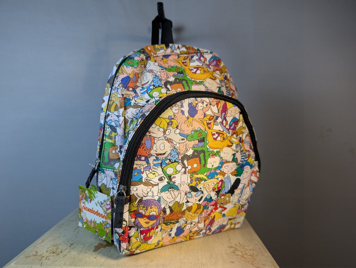 Nickelodeon 90s Nicktoons Rewind Cartoon Mini Backpack Rugrats Hey