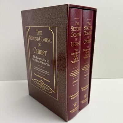 The Second Coming of Christ Boxed Set Vol 1 & 2 Yogananda HC 9780876125557