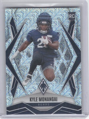 2025 Panini Phoenix #249 Kyle Monangai Silver Mojo Prizm Chicago Bears RC