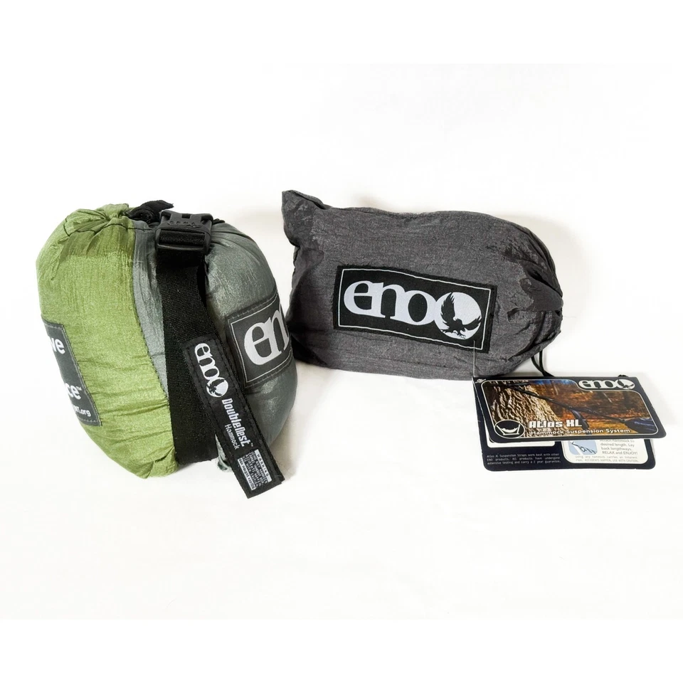 ENO Hammock with Atlas XL Suspension Straps – Portable Camping Hammock – New - Image 2 of 4