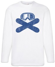T-shirt manica lunga attrezzi snowboard downhill slalom snowboarder sport snowboard