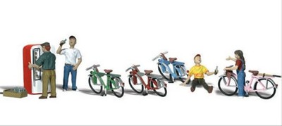 Woodland Scenics WA2194 A2194 Scenic Accents - Bicycle Buddies - Spur N