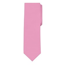 Solid Color Men's Regular Tie Pink