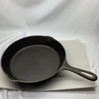Unmarked Wagner Ware Cast Iron 10 1/2 Inch #8 Lightly Seasoned, Clean "P" Handle