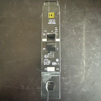 Square D EGB14020 1 Pole 20 Amp Type EDB Bolt On Circuit Breakers