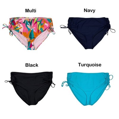 Anne Cole Limited Edition Women's Mid Rise Waist Full Coverage Swim Bottoms