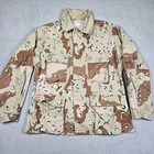 VTG US Military Jacket MED Short Desert Storm Camo Chocolate Chip Coat 6-Color