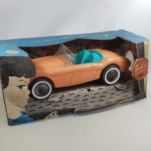 Vintage Barbie's Own Sportscar Austin Healey 5718 in Box No Bumpers