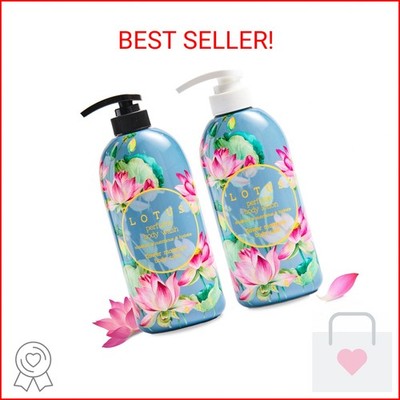 Jigott - Lotus Perfume Body Wash 25.36 FL OZ / 750ml + Lotus Perfume Body Lotion