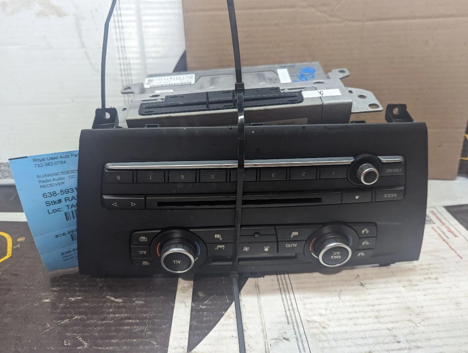 Audio Equipment Radio Am-fm-cd-navigation Receiver Fits 13-14 BMW 640i 240153 - Изображение 2 из 4