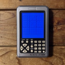 Su-Do-Ku LK-G836 Electronic Palm Game With Blue Backlight TESTED