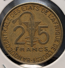 West African States – 25 Francs – 2015 – Circulated