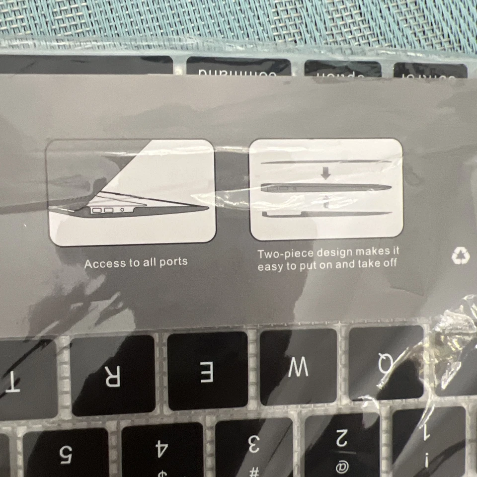 Funda KEROM Brillante Brillo Para MacBook Pro 16 Pulgadas Lujo Deslumbrante Brillante Brillante Foto 4 de 4