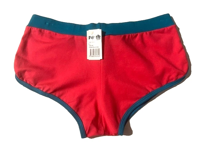 Nuevo PIKANTE Hombres Rojo Pantalones Cortos Deportivos Baúl Calzoncillo Talla M Foto 3 de 4