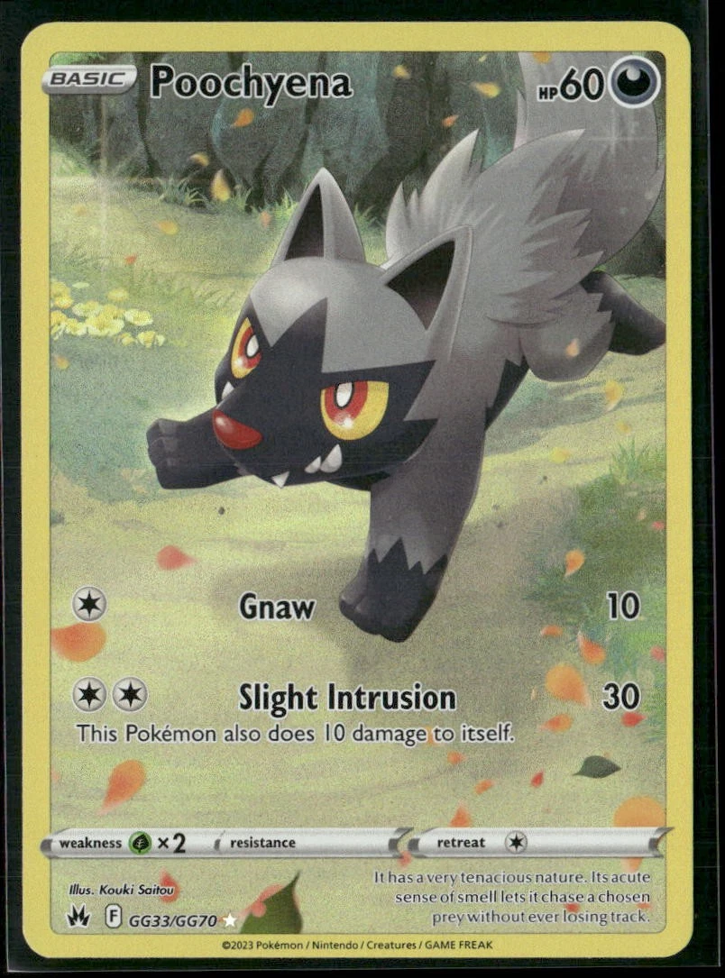 poochyena pokemon card price Poochyena GG33/GG70 Crown Zenith: Galarian Gallery for sale
