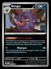 Gengar 050/088 - Reverse Holo Rare  Perfect Order FREE SHIPPING