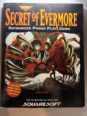 Secret of Evermore Authorized Power Play Guide Squaresoft SNES RPG