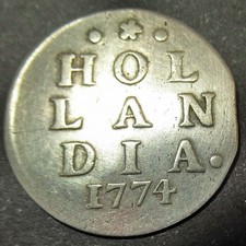 Certificate Authenticity 1730-90 Dutch Colonial New York Silver Lion Dime Hollan