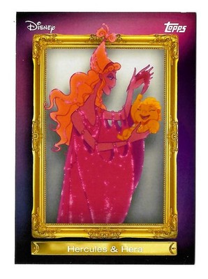2026 Topps Disney Neon Hercules & Hera Family Frames Insert #FF-9 Hercules