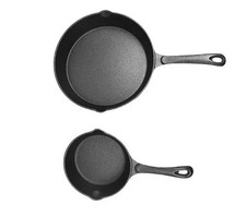 Pre-Seasoned Cast Iron Skillet Oven Safe Tarte Tatin Frying Pan 10/14/16/20 Inch