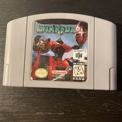 Starfox 64 (Nintendo 64, 1997) N64 Authentic Tested and Working