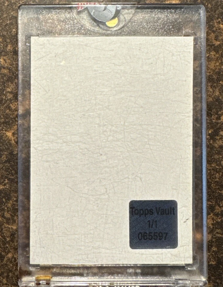 BO NAYLOR True 1/1 2019 Topps Vault Heritage Minor League RC BLANK BACK Guardian - Image 2 of 4