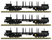 Fleischmann 826710, 3Tlg. Set Flachwagen, Db Ag, Neu & Ovp, N
