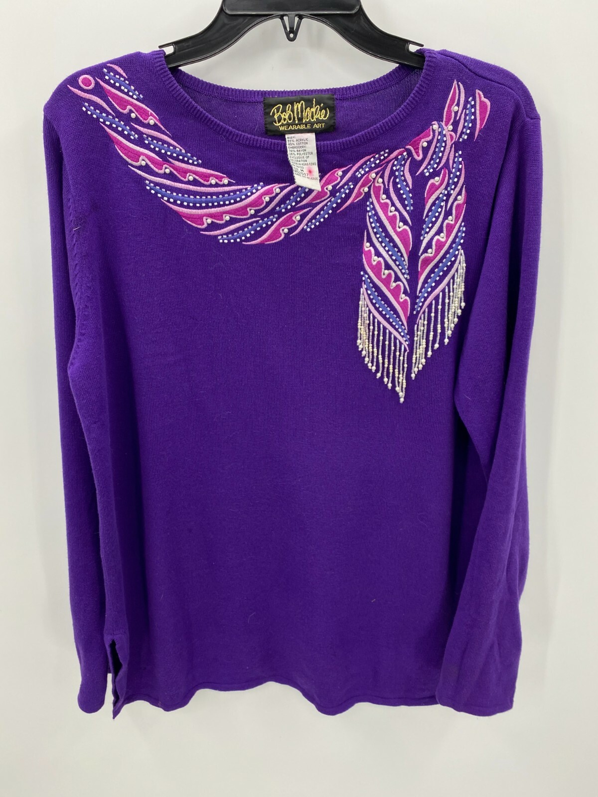 Vintage Bob Mackie Womens Medium Purple 