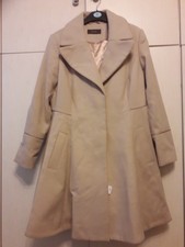 Savoir Petite Beige Coat Size 18