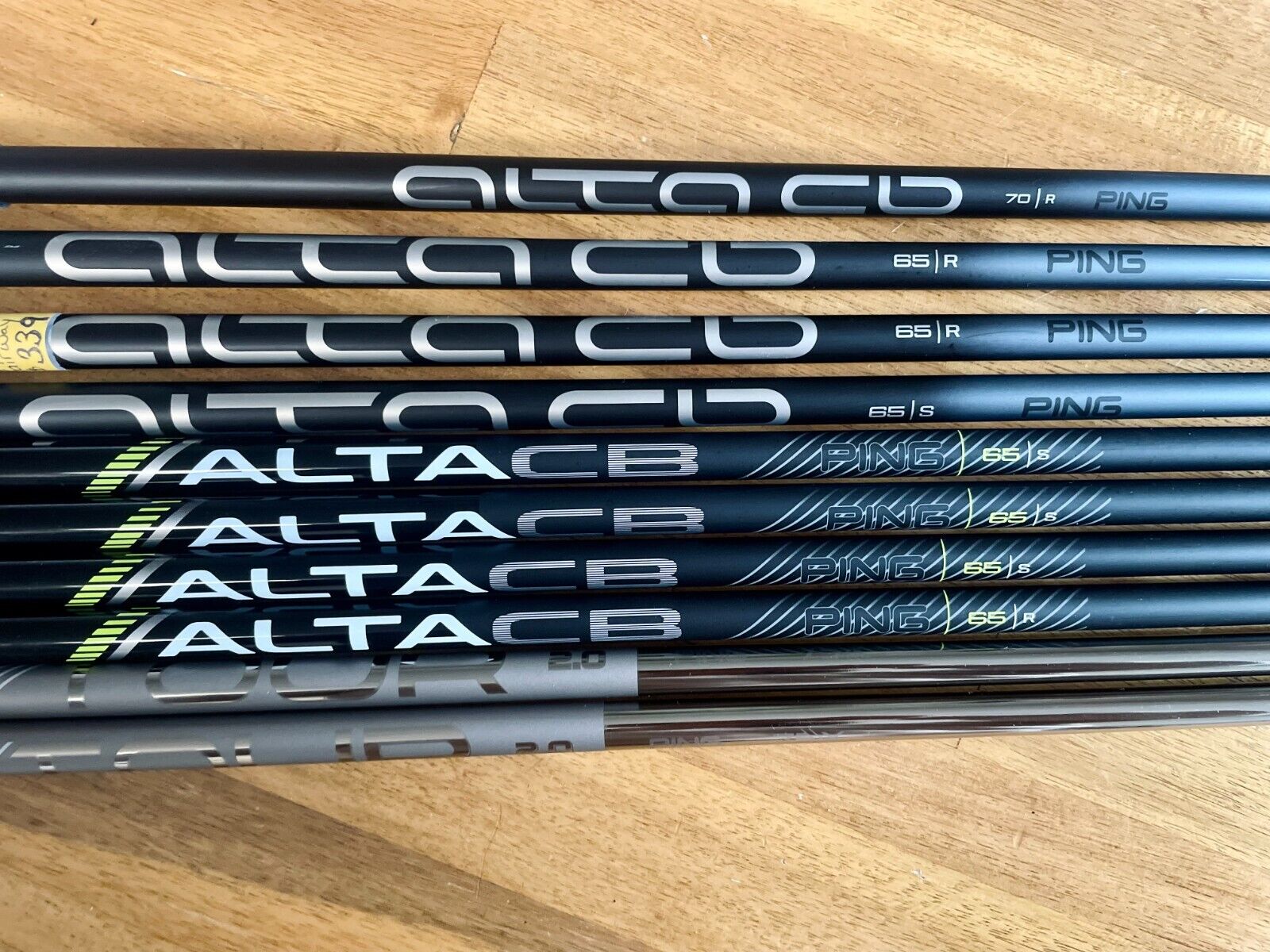 Ping Alta CB 65 & Tour 2.0 Chrome Fairway Shafts- Regular/Stiff/X-Stiff 🏆✨