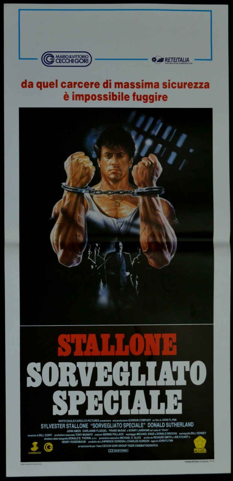 Locandina originale film Sorvegliato speciale (1989) - Regia di John Flynn