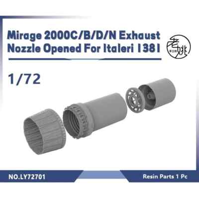 LY72701 1/72 Model Upgrade Mirage 2000C/B/D/N Exhaust Nozzle Opened For KINETIC