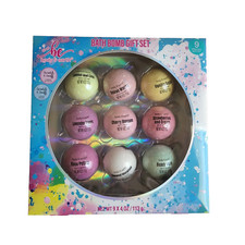 NEW Bath Earth 9-Piece Bath Bomb Set