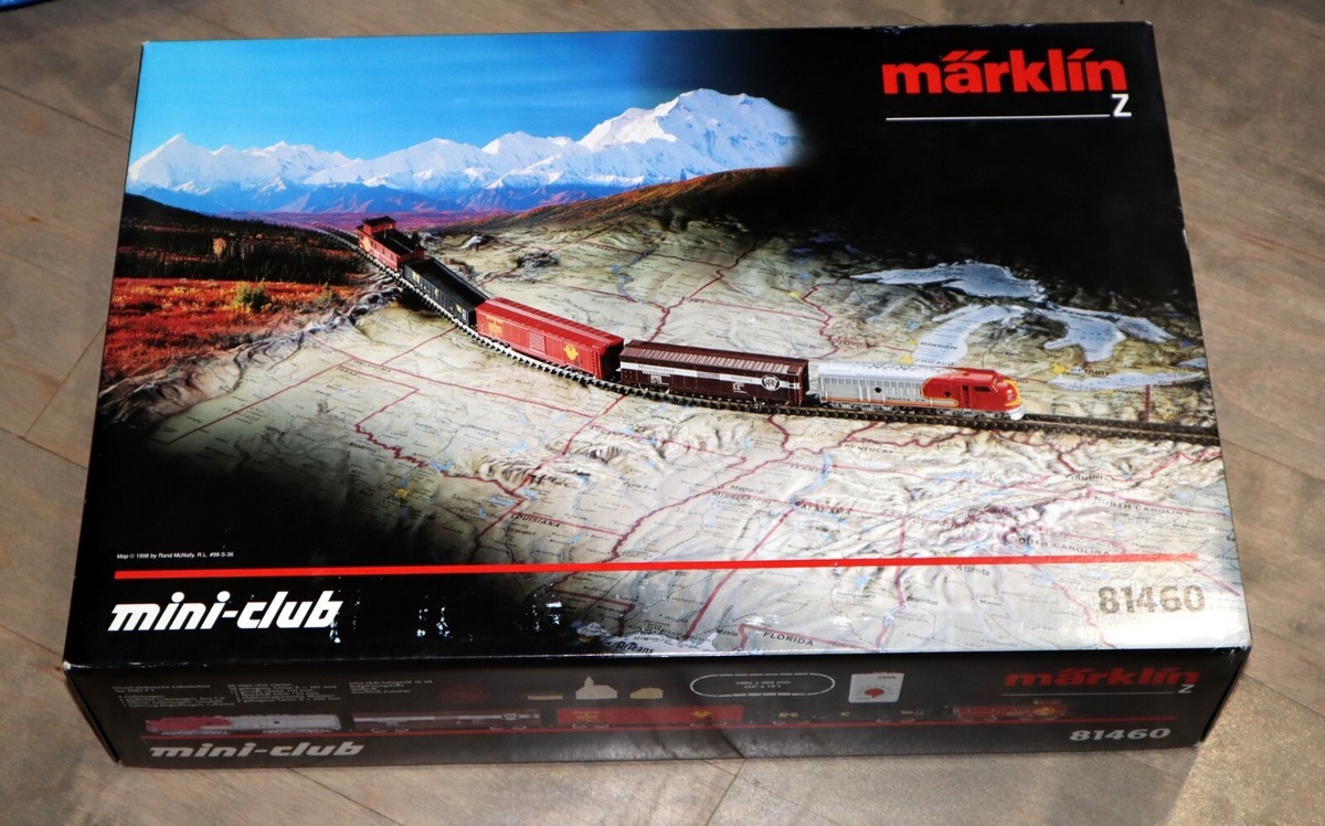 Marklin Mini-Club | Z Scale Diesel ATSF F7 Locomotive American