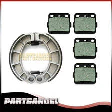 Front Brake Pads Rear Brake Shoes For Honda Rancher 420 TRX420FM1/420FM2 14-18
