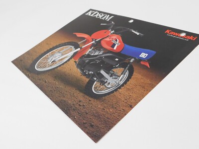 1986 Kawasaki KD 80 M KD80M Factory Dealer Sales Brochure Paper OEM