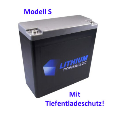 LITHIUM POWERBLOC 18S mit BMS LiFePO4 Starterbatterie 13,2V 18Ah 