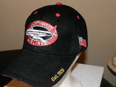 NORTHWEST AIRLINES AIRLINE BASEBALL CAP BOEING 377 STRATOCRUISER NWA PILOT GIFT