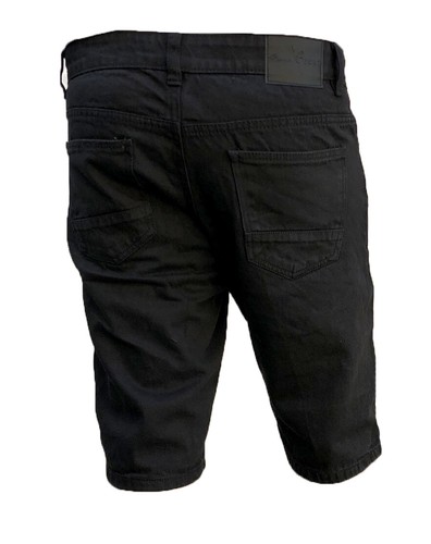 Mens Denim Shorts Stretch Slim Cotton Half Jeans Short Fit Summer Casual Pants. - Picture 21 of 32