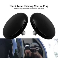 2pcs Motorcycle Fairing Mirror Hole Blanking Plugs Fit For Harley Street Glide