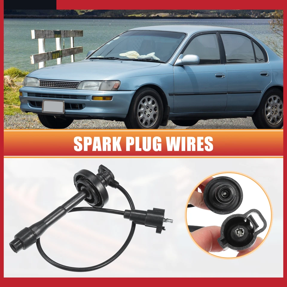 Pack of 4 for Toyota Corolla 1998-2002 Spark Plug Ignition Coil Harness Cable - Image 2 of 4