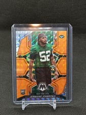 2022 Panini Mosaic Jermaine Johnson II Orange Reactive Prizm SP Rookie RC #374