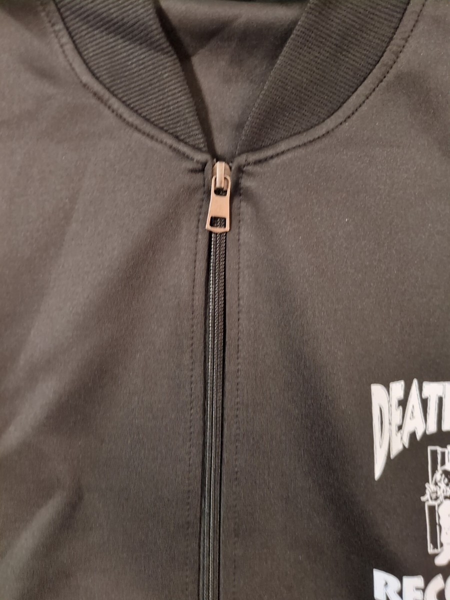 Death Row Records Jacket Dr Dre Size Large Black & White New SUGE