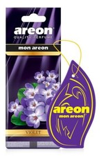 AREON Mon Hanging Car and Home Air Freshener, Violet Pack of 12
